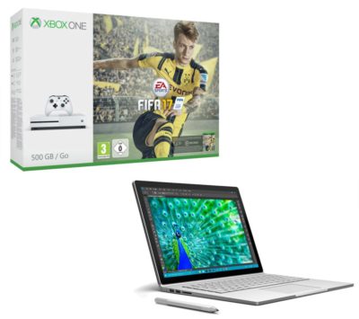 MICROSOFT  Surface Book (Intel Core i7 Processor) & Xbox One S with FIFA 17 Bundle